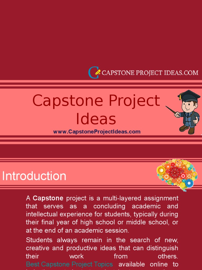 Capstone Project Examples