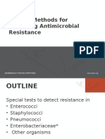 Special Methods For Detecting Antimicrobial Resistance