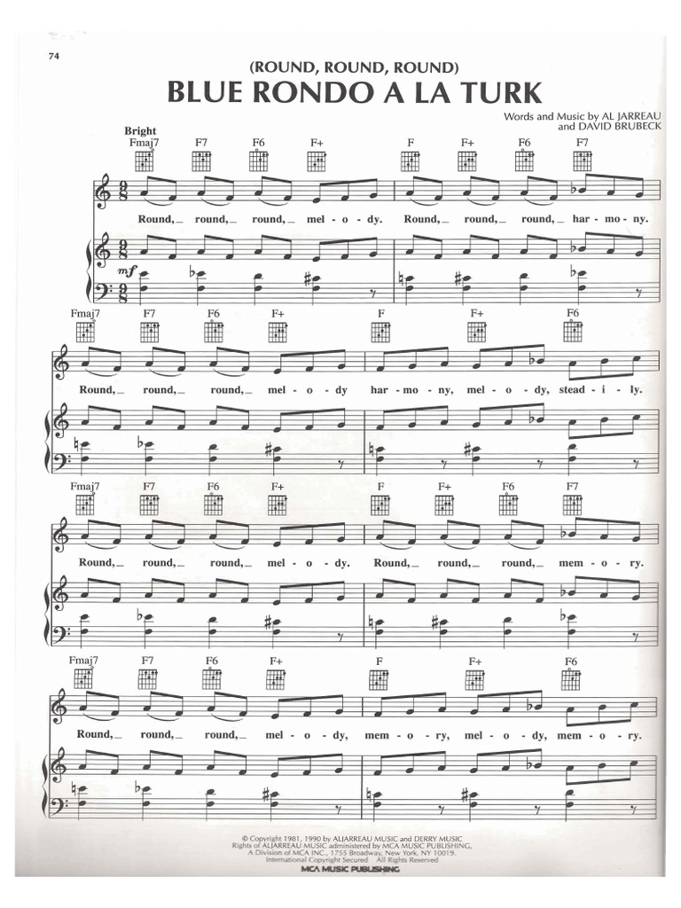 Al Jarreau Blue Rondò | PDF | Art