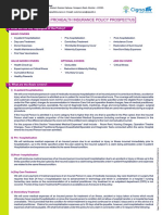 Cigna TTK Pro Health Insurance Prospectus