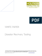 White Paper Disaster Recovery Testing