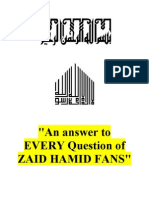 An Answer to Every Question of Zaid Hamid Fans