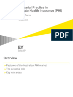 Actuarial Involvement in PHI - UNSW 2015 v2