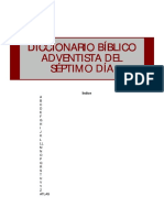 Diccionario Bíblico Adventista Del Séptimo Día Parte1