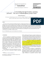 Ratcheva Integrating Diverse Knowledge Û The Case of Multidisciplinary Project Teams 2009 PDF