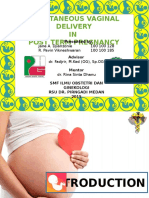 Spontaneous Delivery in Post-Term Pregnancy