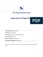 Supervision of Pupils Policy 101215