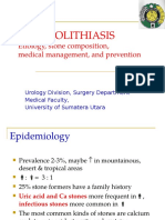 Nephrolithiasis: Etiology, Stone Composition, Medical Management, and Prevention