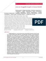 Dimeric Peroxiredoxins Are Druggable Targets in Human Burkitt Lymphoma.