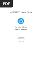 Acm Cheat Sheet