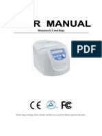 12300201_Hematocrit Centrifuge User Manual_中性英文