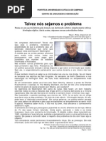 Críticas a aspectos da cobertura política