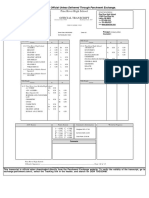 Transcript Not Official Unless Delivered Through Parchment Exchange