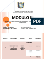 Modulo III 3ra Clase