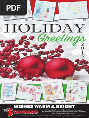 15 Holiday Greetings Pdf Santa Claus Rudolph The Red Nosed Reindeer