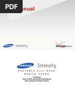 Download Verizon Intensity U450 Manual by Wirefly SN29335193 doc pdf