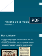 Historia de La Música