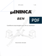 Beninca Kit Ben Használati Útmutató