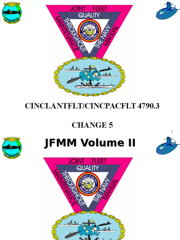 JFMM Volume II and V Updates Summary | PDF | Submarines | Leak