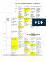 PGP 2014-16 Term 4 Final Time Table