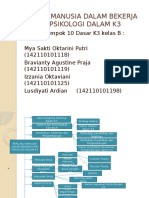 Perilaku Manusia Dalam Bekerja Dan Psikologi Dalam k31