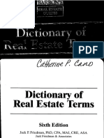 Dictionary of Real Estate Terms 6th Ed