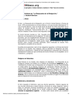 Una Crítica Cristiana Sobre La Respuesta de La Relajación Por Herbert Benson, MD - Apologética Cristiana