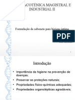 Seminário Formulação de Sabonete Íntimo