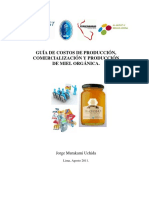 37. Guía de Costos de Producción, Comercialización y Producción de Miel Orgánica