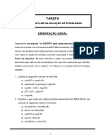 Tarefa 00 - Uso Do MATLAB r7 PDF