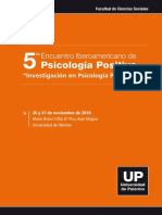 5to Encuentro Psicologia Positiva