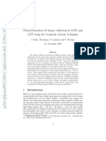 Characterization of Charge Collection in CdTe and CZT Using the Transient Current Technique