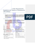 Hyperlinked Text of The Massachusetts Regulation and Taxation of Marijuana Act