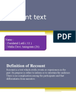 Recount Text Fix