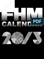 K-FHM Taiwan - Calendar 2015
