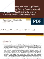 The Relationship Between Superficial Muscle Activity During Cranio-cervical