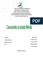 Historia Del Estado Mérida