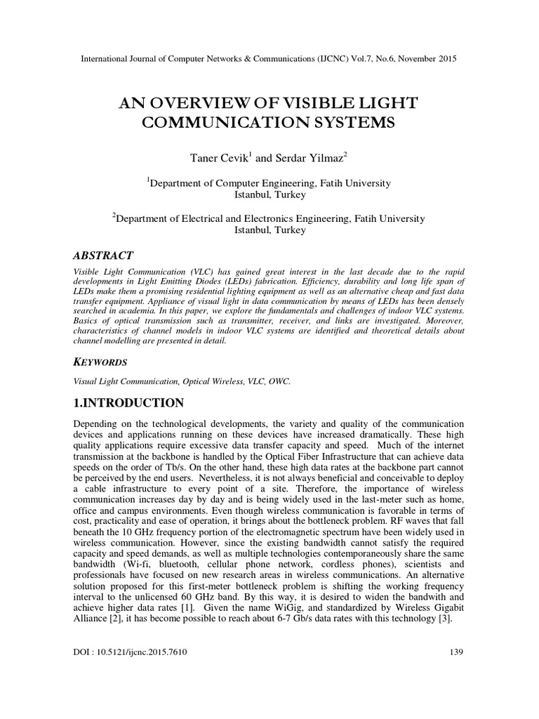 An Overview of Visible Light | PDF | Photon | Light Emitting Diode