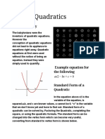 Quadratics - Grant Gagnard