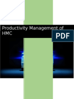 Productivity Management of HMC