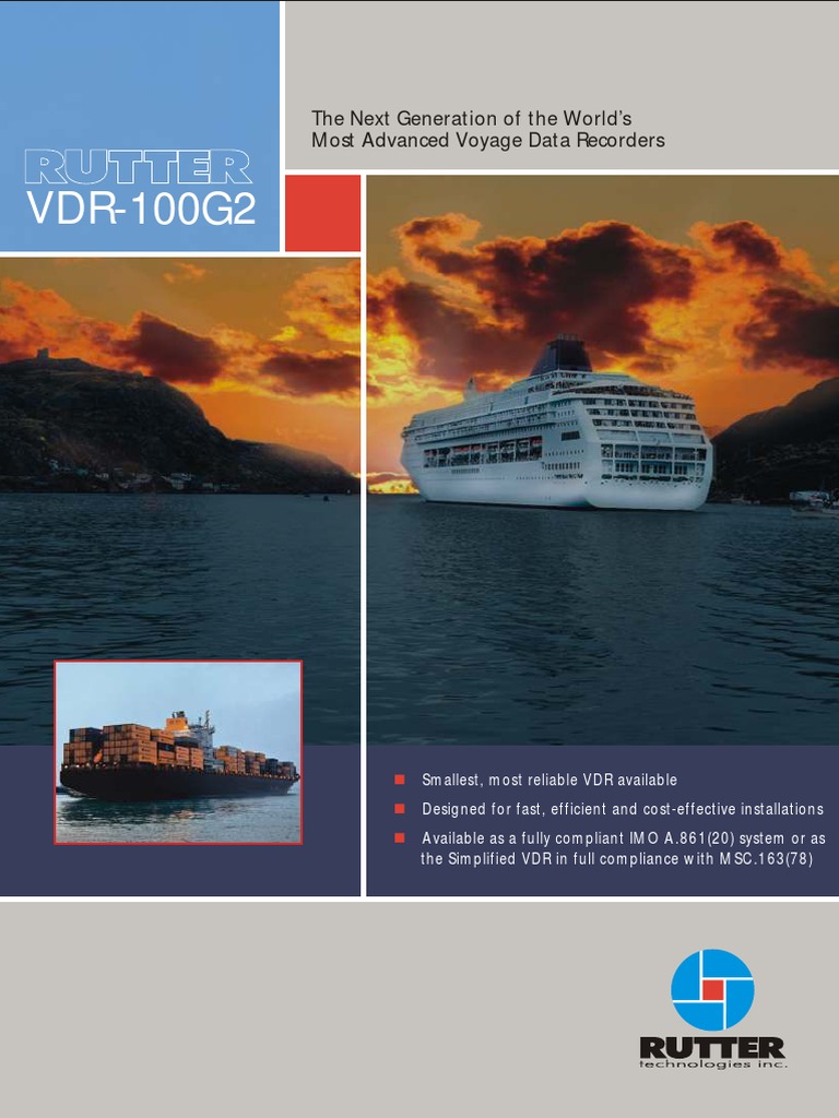 Rutter Brochure VDR-100G2 | PDF | Computer Data Storage | Personal ...