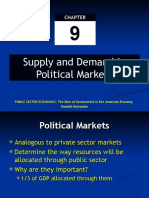 Supply and Demand in Political Markets