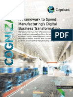 A Framework To Speed Manufacturing's Digital Business Transformation