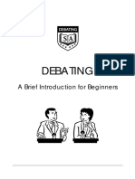 Debating an Introduction for Beginners