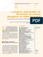 Alergenos e Dermatites France Ta86