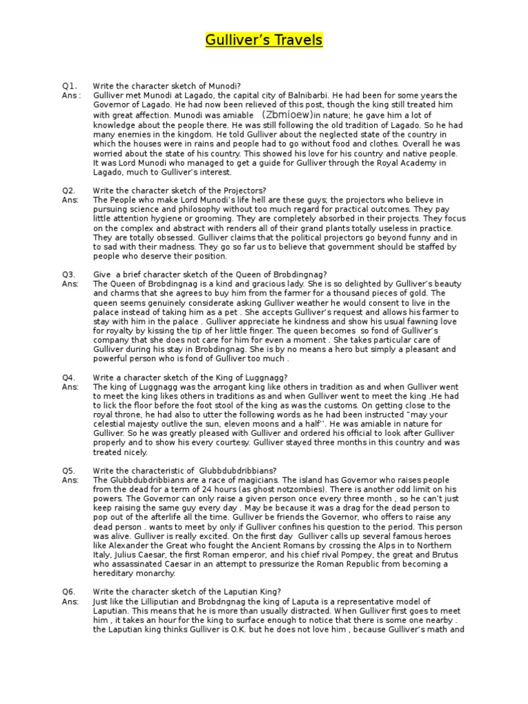 Gulliver’s Travels.docx Gulliver's Travels
