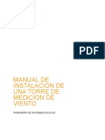 Manual de Instalacion de Una Torre de Medicion de Viento