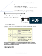 Tonos Semitonos, Escala Diatónica y Cromática, Notas Enarmónicas, Alteraciones