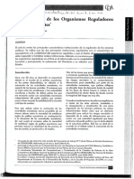 La Autonomia de Los Organos Reguladores