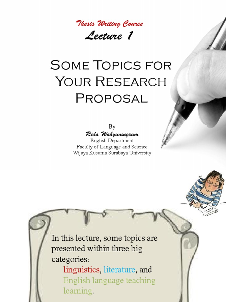 good thesis topics